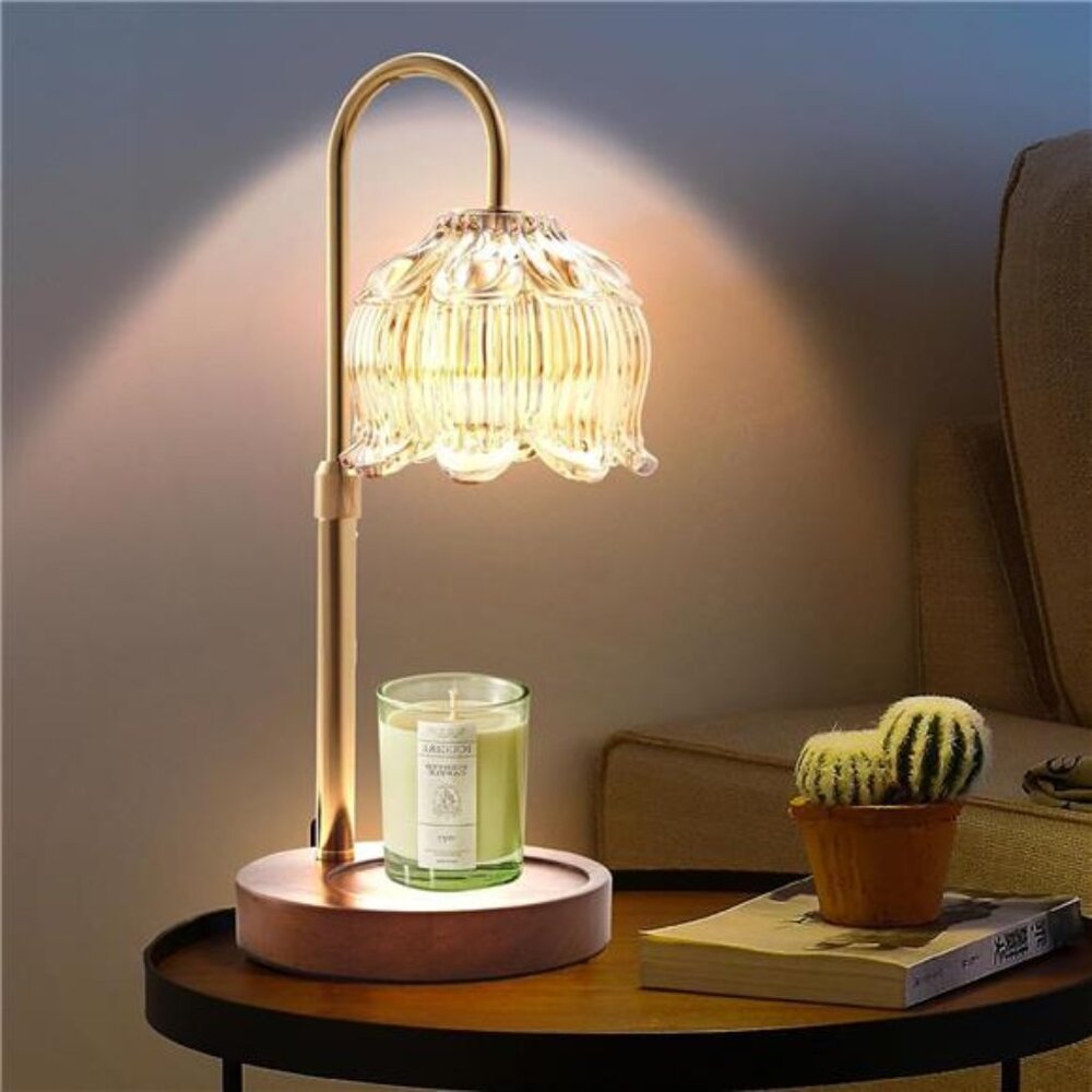 Fragrance Candle Warmer Lamp，Electric Candle Warmer with Timer